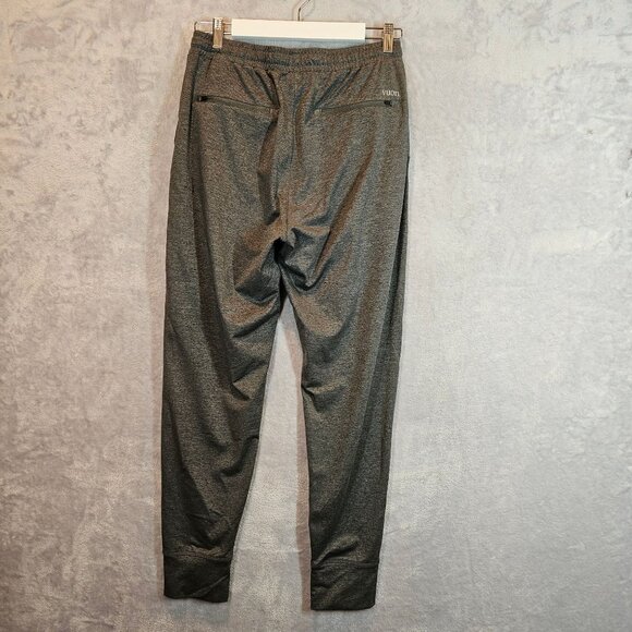 Vuori Mens M The Rise and Shine Performance Jogger Pants Light Gray zip pockets - Picture 7 of 13